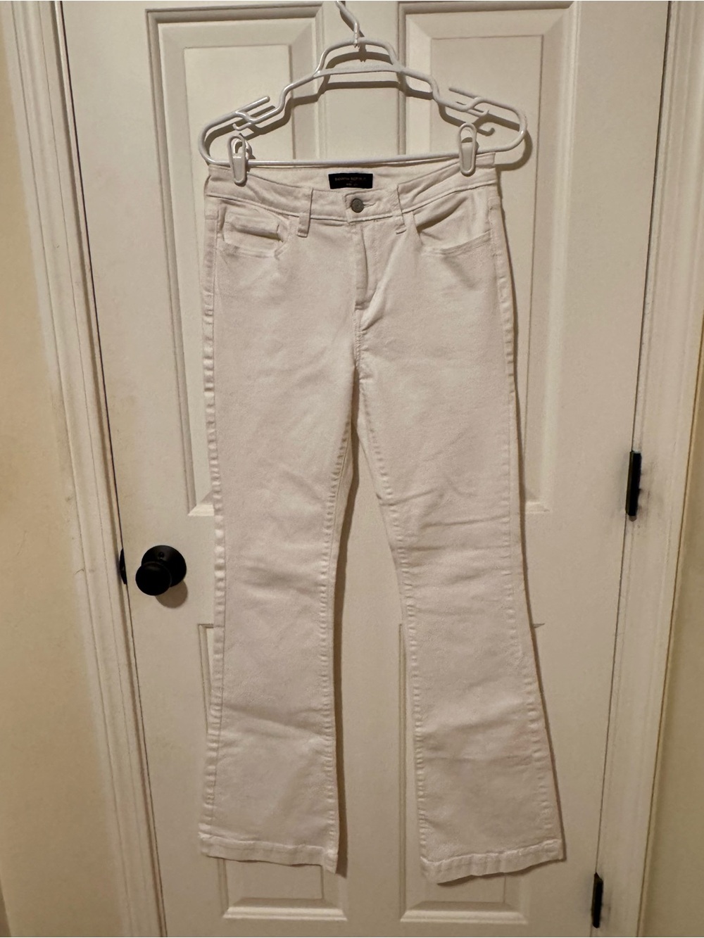 Banana Republic Factory White Flare Jeans